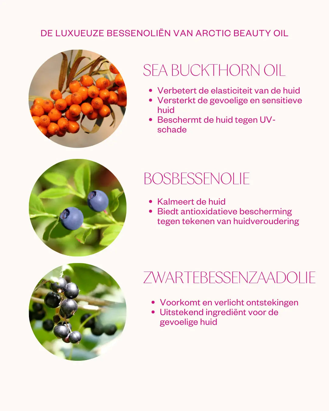 Arctic beauty oil ingredients