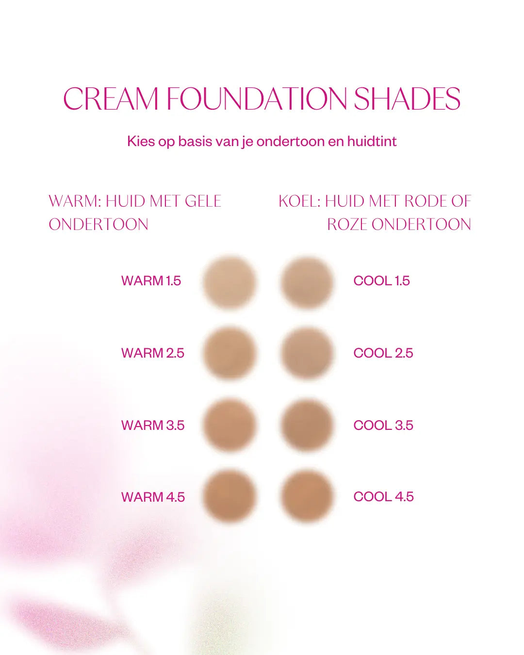 cream foundation tinten