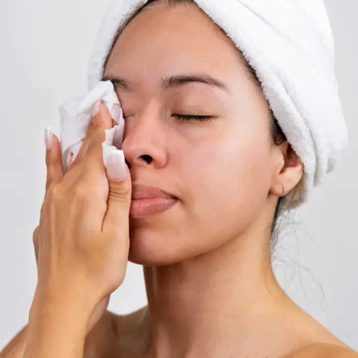 Gezichtsdoek gebruiken