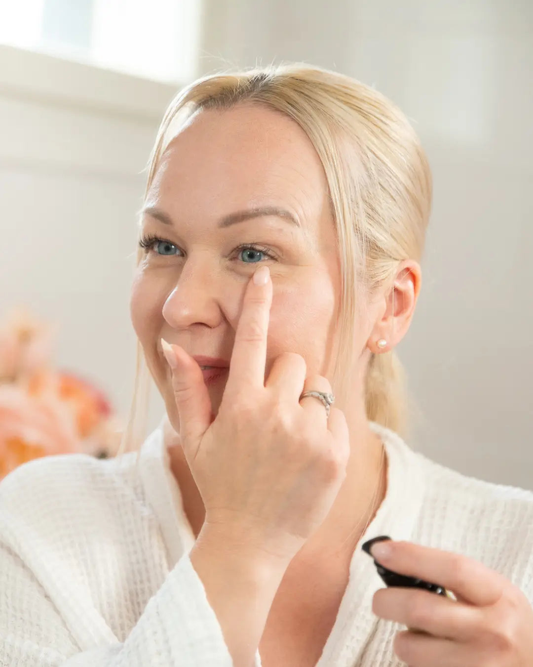 Greentea peptide oogcreme